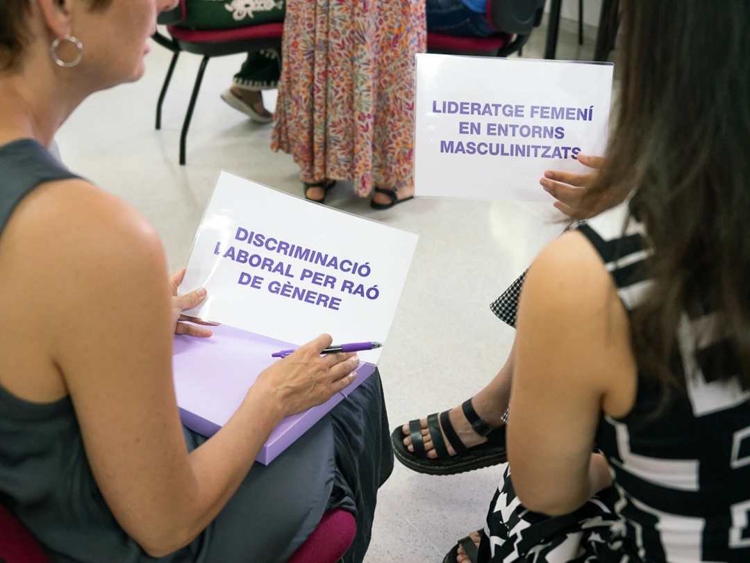 Fotografia d'una jornada de "Talent femení".