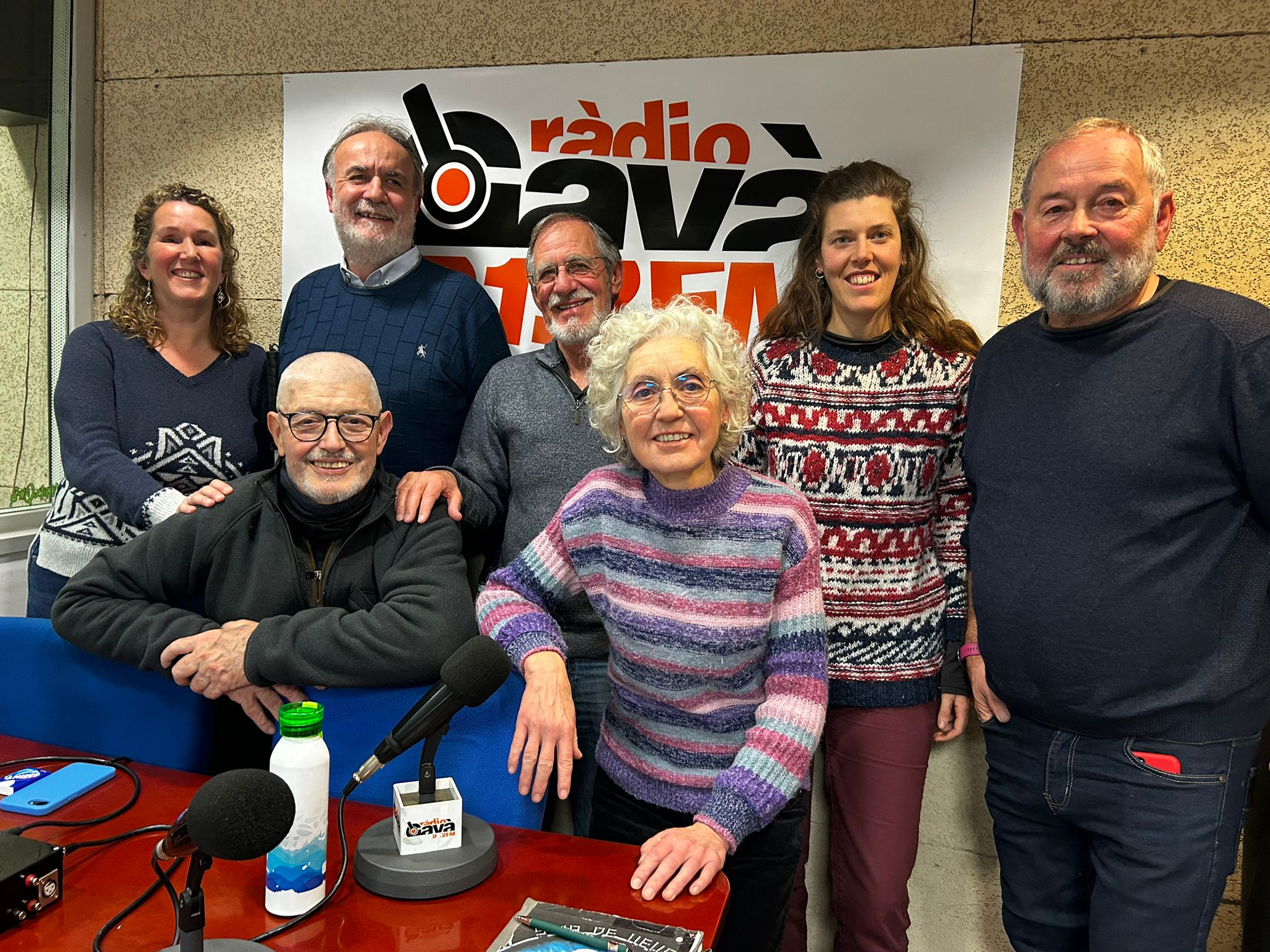 Foto de grup a Ràdio Gavà