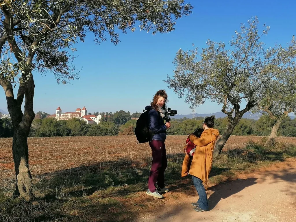 Foto fija de la entrevista a Maria Aran.
