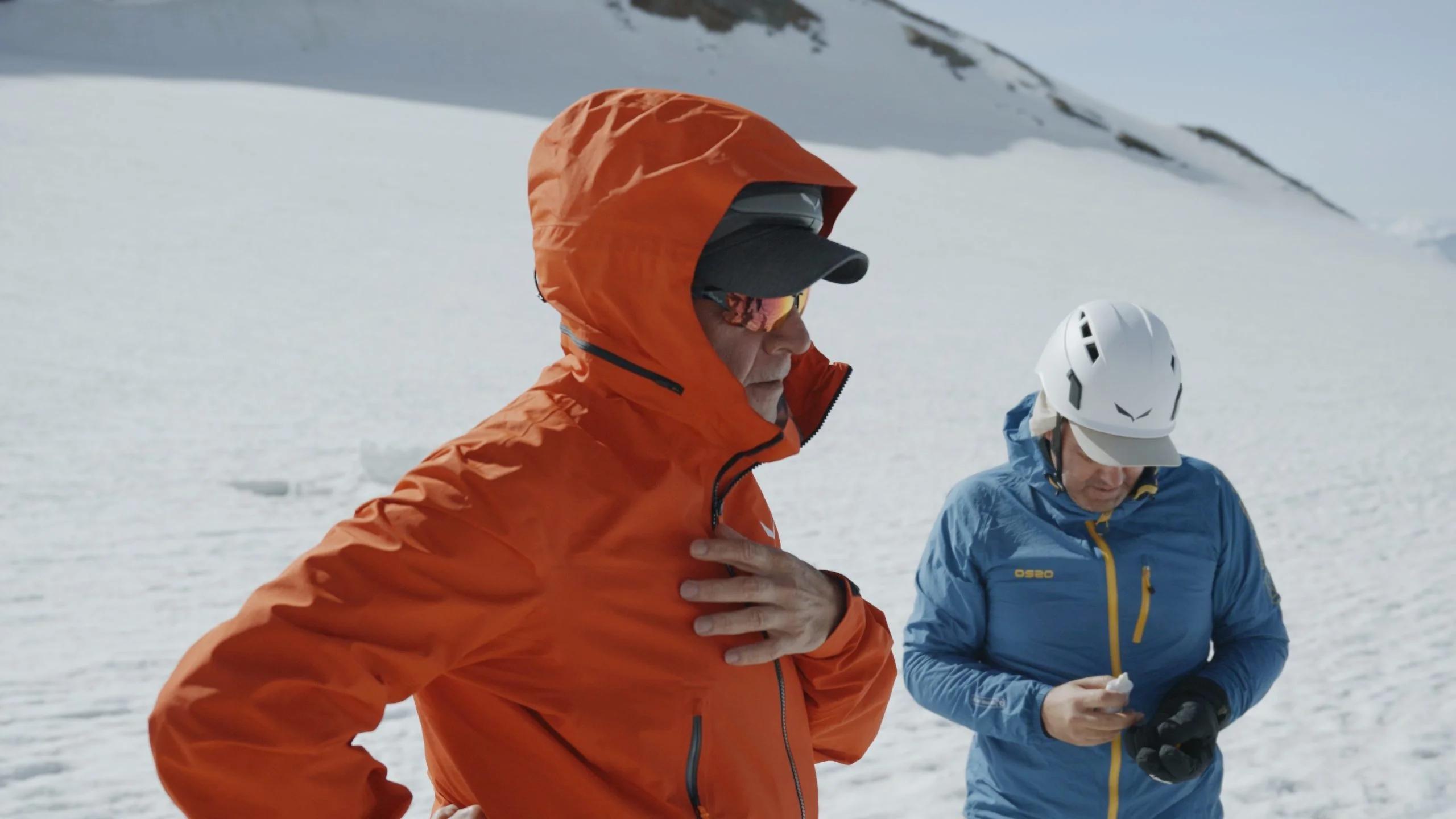 Dani i Sergio en terreny nevat